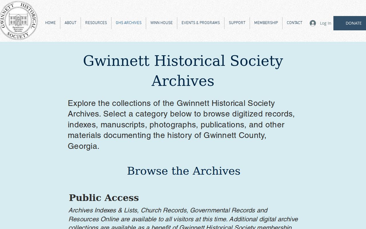Peachtree Corners residents directory Gwinnett Historical Society archives