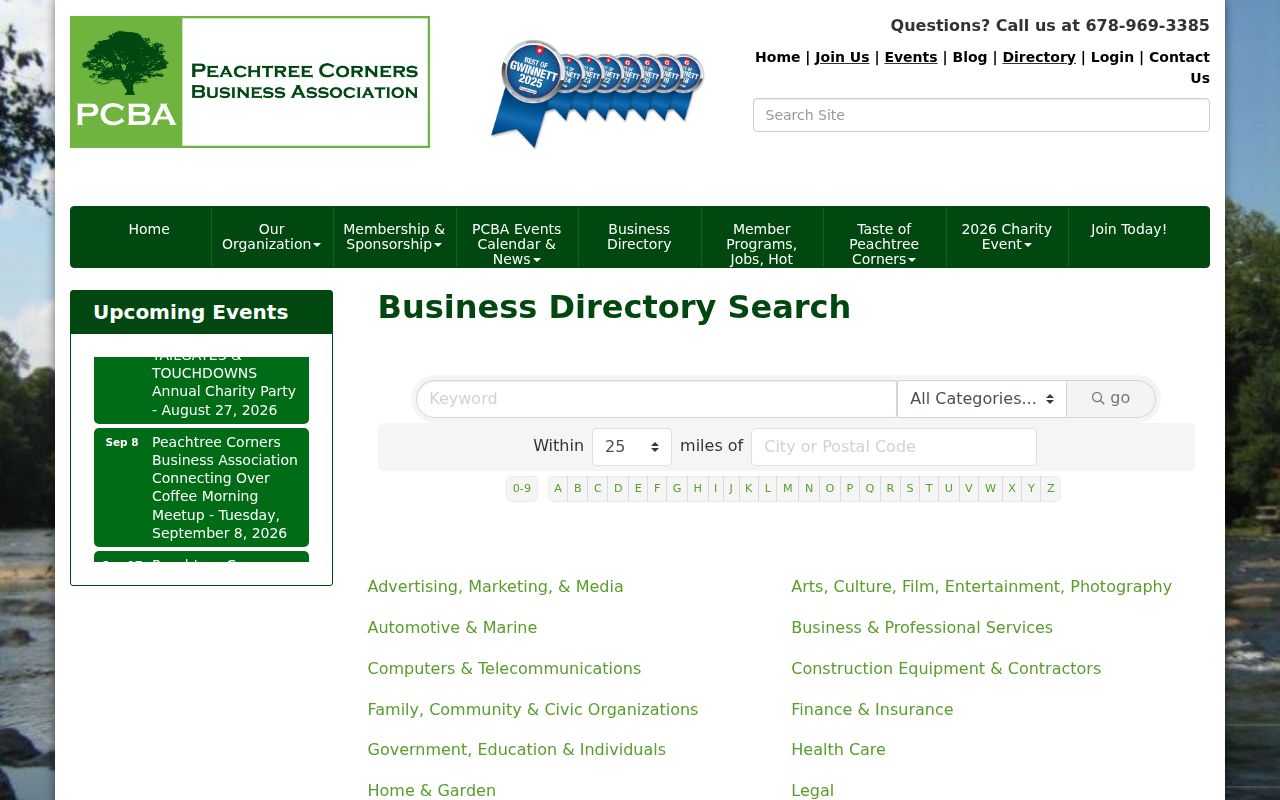 Peachtree Corners neighbors and civic contacts in the local business directory